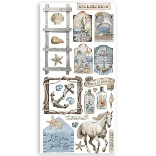 Stamperia Silent Sea 6x12 Inch Paper Cut-outs (4pcs) (SBBCT12) - Postage as per Actual