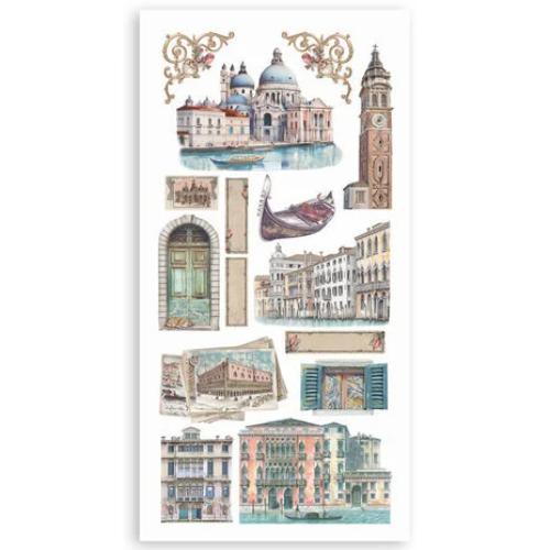 Stamperia Venice City of Art 6x12 Inch Paper Cut-outs (4pcs) (SBBCT14) - Postage as per Actual