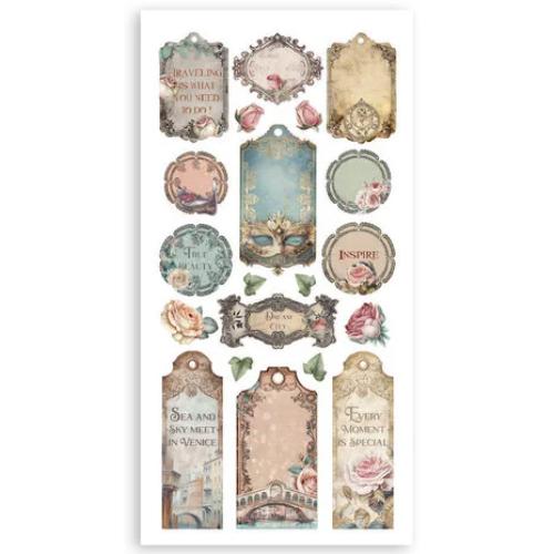 Stamperia Venice City of Art 6x12 Inch Paper Cut-outs (4pcs) (SBBCT14) - Postage as per Actual