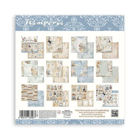 Stamperia Create Happiness Secret Diary 12x12 Inch Paper Pack (SBBL152) - Postage as per actual