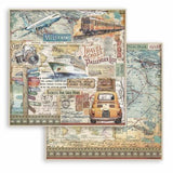 Stamperia Art of Travelling 12x12 Inch Paper Pack (SBBL164) - Postage as per Actual