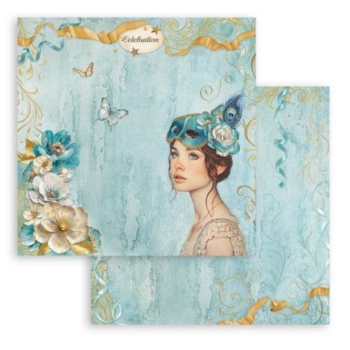 Stamperia Masquerade 12x12 Inch Paper Pack (SBBL165) - Postage as per Actual