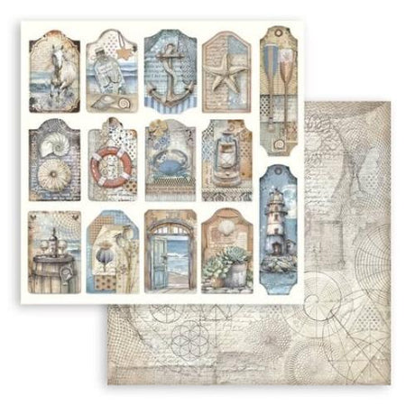 Stamperia Silent Sea 12x12 Inch Paper Pack (SBBL169) - Postage as per Actual