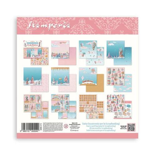 Stamperia Candy Christmas 12x12 Inch Paper Pack (SBBL173) - Postage as per Actual