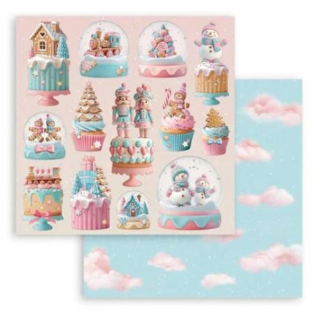 Stamperia Candy Christmas 12x12 Inch Paper Pack (SBBL173) - Postage as per Actual