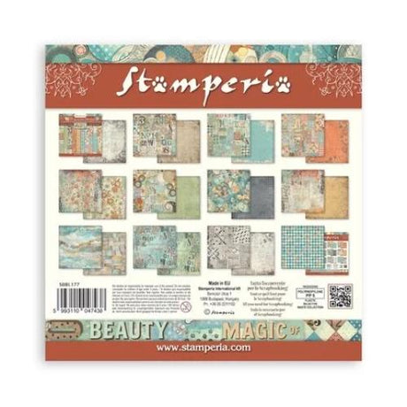 Stamperia Furry Friends 12x12 Inch Paper Pack Maxi Background Selection (SBBL177) - Postage as per Actual