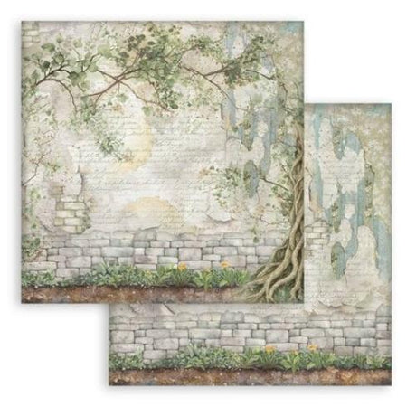 Stamperia Herbarium Silvae 12x12 Inch Paper Pack Maxi Background Selection (SBBL180) - Postage as per Actual