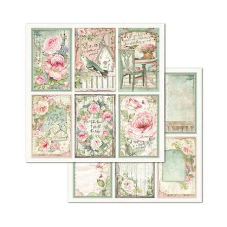 Stamperia House of Roses 8x8 Inch Paper Pack (SBBS08)