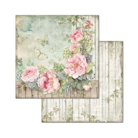 Stamperia House of Roses 8x8 Inch Paper Pack (SBBS08)