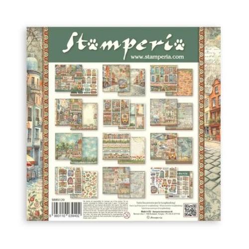 Stamperia Art of Travelling 8x8 Inch Paper Pack (SBBS120)