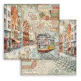 Stamperia Art of Travelling 8x8 Inch Paper Pack (SBBS120)