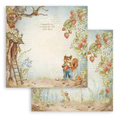 Stamperia Hidden Grove 8x8 Inch Paper Pack (SBBS124)
