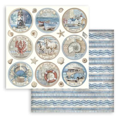 Stamperia Silent Sea 8x8 Inch Paper Pack (SBBS125)