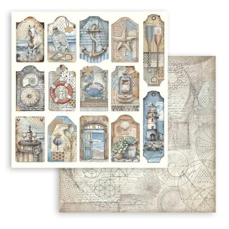Stamperia Silent Sea 8x8 Inch Paper Pack (SBBS125)