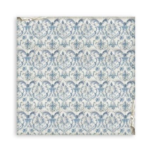 Stamperia Silent Sea 8x8 Inch Paper Pack Backgrounds Selection (SBBS126)