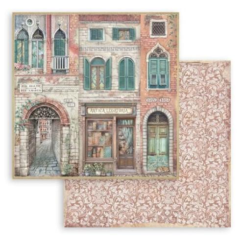 Stamperia Venice City of Art 8x8 Inch Paper Pack (SBBS128)