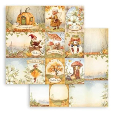 Stamperia Whispering Woods 8x8 Inch Paper Pack (SBBS131)