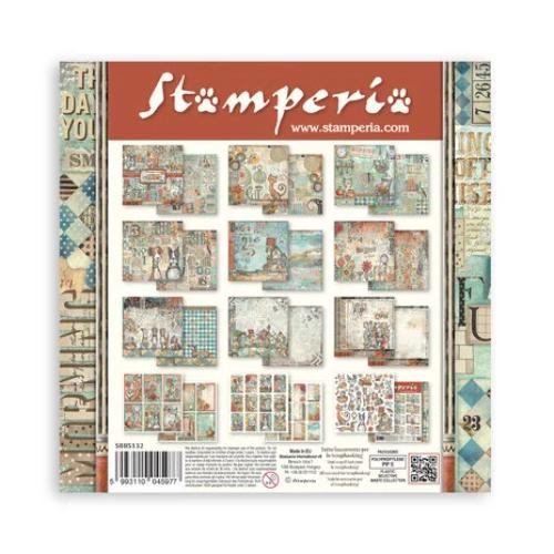 Stamperia Furry Friends 8x8 Inch Paper Pack (SBBS132)