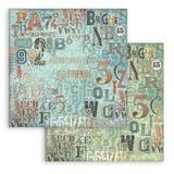 Stamperia Furry Friends 8x8 Inch Paper Pack Maxi Backgrounds Selection (SBBS133)