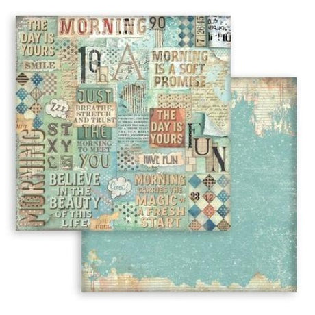 Stamperia Furry Friends 8x8 Inch Paper Pack Maxi Backgrounds Selection (SBBS133)