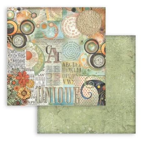 Stamperia Furry Friends 8x8 Inch Paper Pack Maxi Backgrounds Selection (SBBS133)