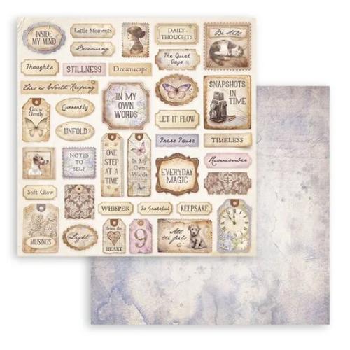 Stamperia Quiet Days 8x8 Inch Paper Pack (SBBS134)