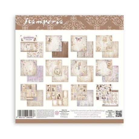 Stamperia Quiet Days 8x8 Inch Paper Pack (SBBS134)
