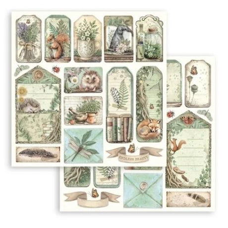 Stamperia Herbarium Silvae 8x8 Inch Paper Pack (SBBS135)