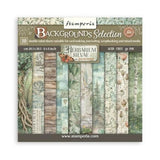 Stamperia Herbarium Silvae 8x8 Inch Paper Pack Maxi Backgrounds Selection (SBBS136)