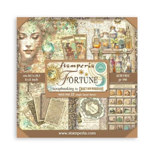 Stamperia Fortune 8x8 Inch Paper Pack (Single Face) (SBBSXB03)