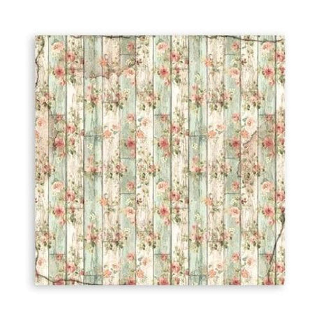 Stamperia House of Roses 8x8 Inch Paper Pack Maxi Backgrounds Selection (Single Face) (SBBSXB11)