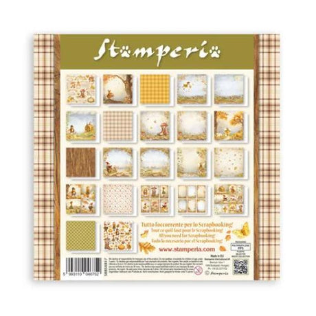 Stamperia Whispering Woods 8x8 Inch Maxi Paper Pack (Single Face) (SBBSXB17)