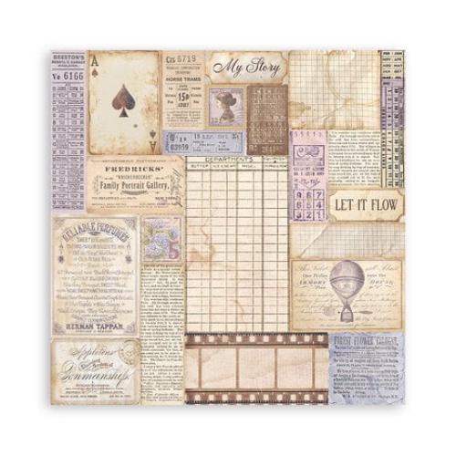 Stamperia Quiet Days 8x8 Inch Maxi Paper Pack (Single Face) (SBBSXB19)