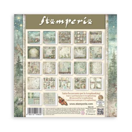 Stamperia Herbarium Silvae 8x8 Inch Maxi Paper Pack (Single Face) (SBBSXB20)