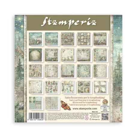 Stamperia Herbarium Silvae 8x8 Inch Maxi Paper Pack (Single Face) (SBBSXB20)