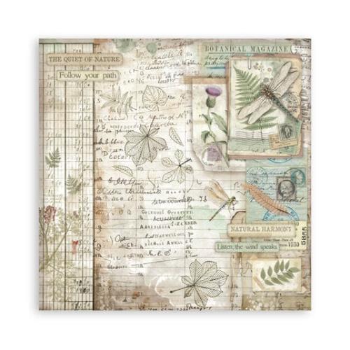 Stamperia Herbarium Silvae 8x8 Inch Maxi Paper Pack (Single Face) (SBBSXB20)