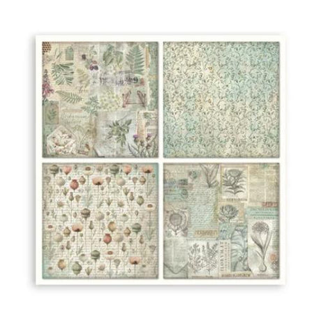 Stamperia Herbarium Silvae 8x8 Inch Maxi Paper Pack (Single Face) (SBBSXB20)
