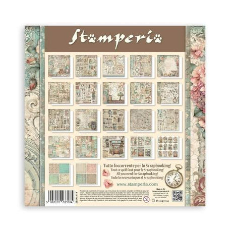 Stamperia Brocante Antiques 12x12 Inch Paper Pack (Single Face) - Postage as per Actual