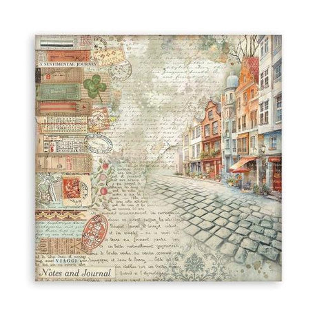 Stamperia Art of Travelling 12x12 Inch Paper Pack Maxi (Single Face) (SBBXLB19) - Postage as per Actual