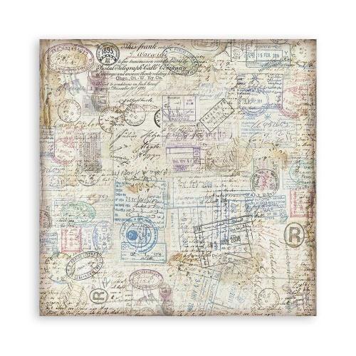 Stamperia Art of Travelling 12x12 Inch Paper Pack Maxi (Single Face) (SBBXLB19) - Postage as per Actual