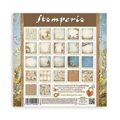 Stamperia Hidden Grove 12x12 Inch Paper Pack Maxi Backgrounds Selection (Single Face) (SBBXLB22) - Postage as per Actual