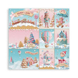 Stamperia - Candy Christmas 12x12" Single Sided Paper Pad from the Candy Christmas Collection - Postage as pe Actual