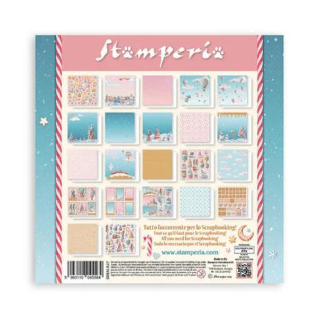 Stamperia - Candy Christmas 12x12" Single Sided Paper Pad from the Candy Christmas Collection - Postage as pe Actual