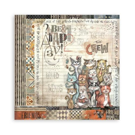 Stamperia Furry Friends 12x12 Inch Maxi Paper Pack (Single Face) (SBBXLB30) - Postage as per Actual