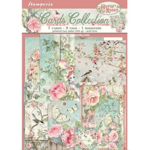 Stamperia Cards Collection House of Roses (SBCARD04)