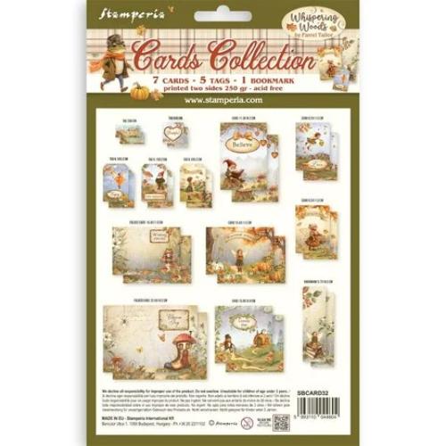 Stamperia Whispering Woods Cards Collection (SBCARD33)