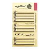 Waffle Flower - Bullet List Stamp Set