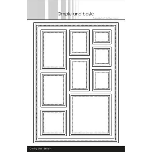 Simple and Basic A5 Frame w/Windows Dies (SBD514) – Krafters Cart