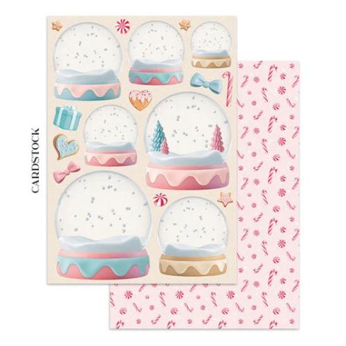 Stamperia - Candy Christmas Collection Kit from the Candy Christmas Collection - Postage as pe Actual