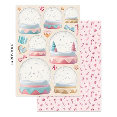 Stamperia - Candy Christmas Collection Kit from the Candy Christmas Collection - Postage as pe Actual